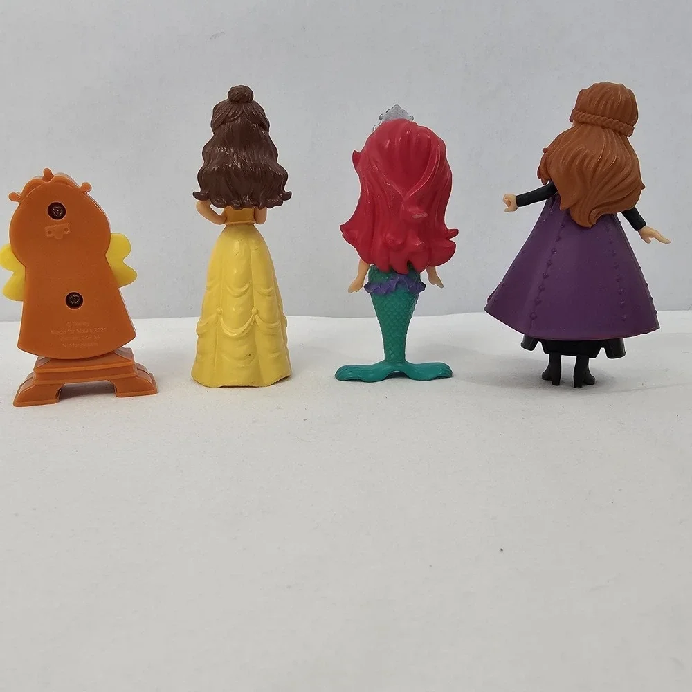 Disney Figurines Little Mermaid, Anna W/Removable Cloak, Belle & Cogsworth